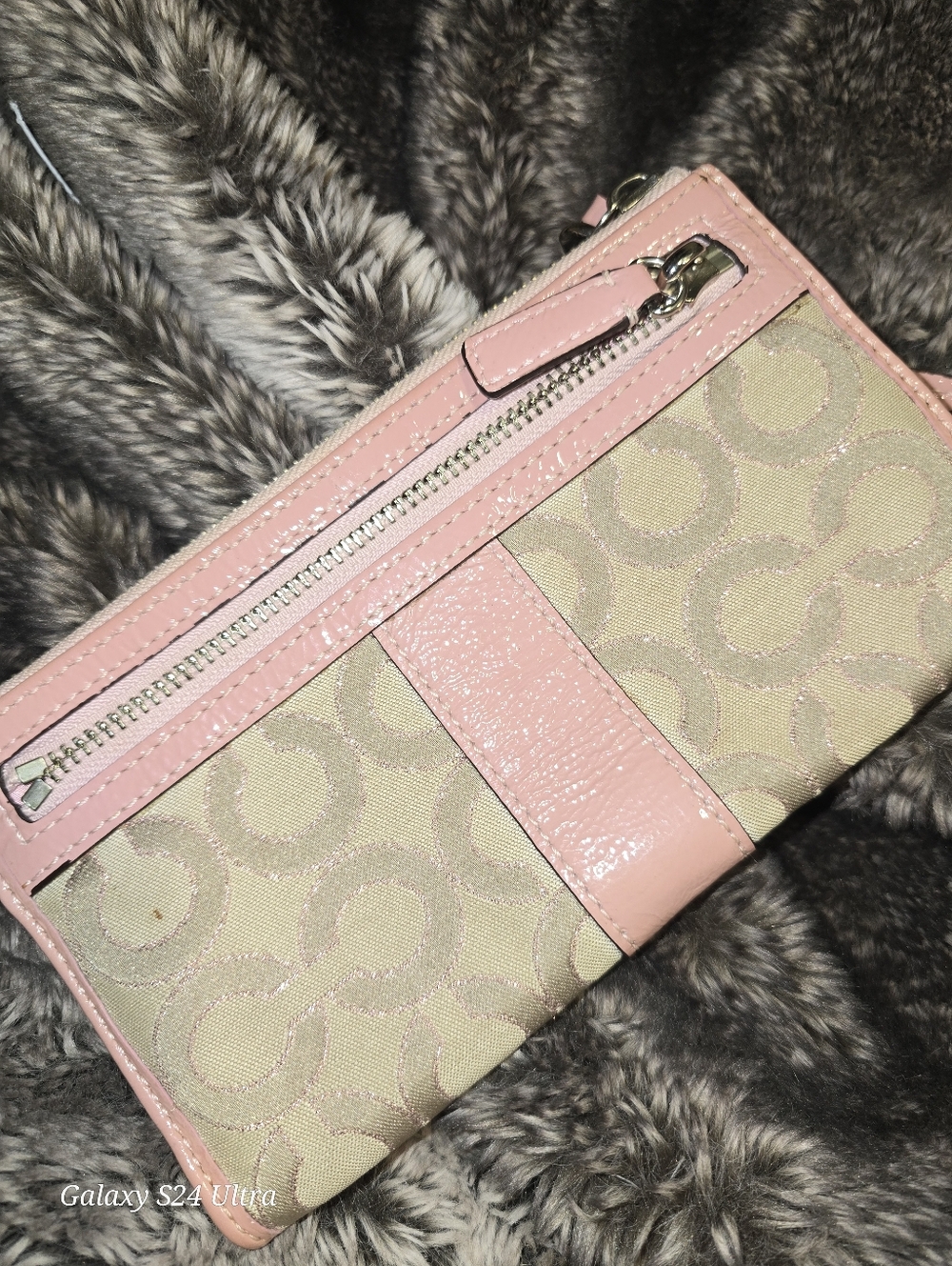 Coach Julia Op Art Zippy Wallet/Wristlet, - Picture 3 of 4